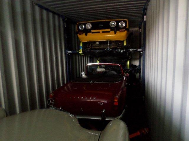 Classic Truimph Loaded South Africa Shipping UK LCL